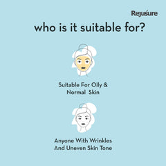Rejusure Mandelic Acid 5% + Hyaluronic Acid 2% Face Serum for Uneven Tone, Texture Irregularities & Fine Line – 30ml (Pack of 2)