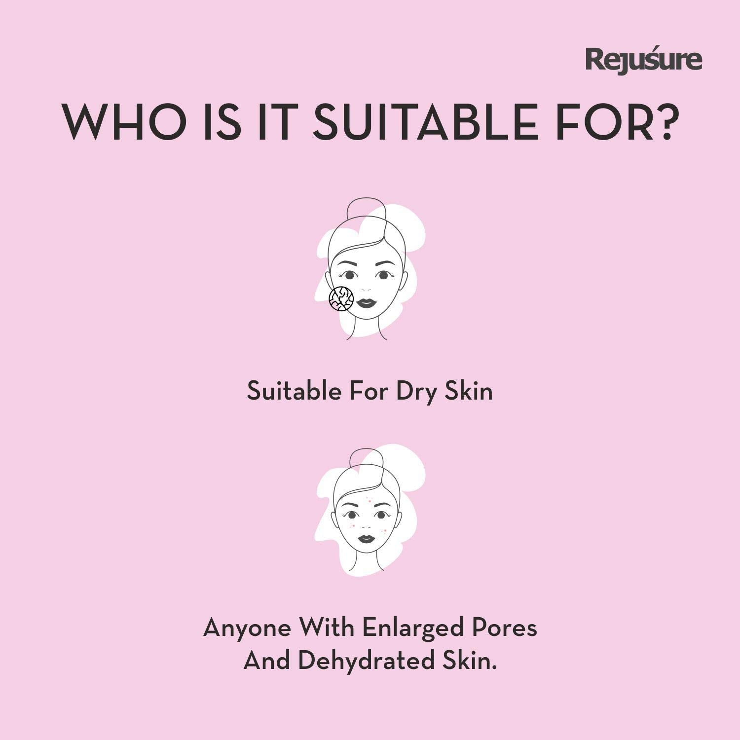 Rejusure Polyglutamic Acid Facial Serum Targets Dehydrated Skin & Helps Maintain Skin Moisture Levels – 30ml