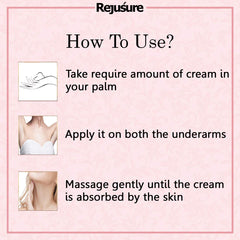 Rejusure Under Arm Cream – Removes Black Spots & Warts – 50 gm (Pack of 5)