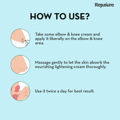 Rejusure Dark Spot Body Lightening Combo | Elbow & Knee Lightening Cream (50gm) & Under Arm Cream (50gm) - For Dark Neck & Underarms
