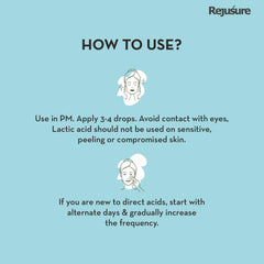 Rejusure AHA 25% + PHA 5% + BHA 2% Facial Peeling Solution (30ml) & Lactic Acid 10% + Hyaluronic Acid 1% Facial Exfoliator (30ml) - Powerful Skincare Duo for Smooth and Radiant Skin